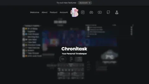 Chronitask Website Preview